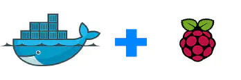 Docker Logo + Raspbery Pi logo