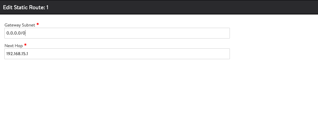 NSX Adavenced Load Balancer static routing